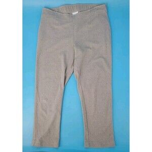 Pure Jill Pull On Pants Sz Medium Petites  Brown Speckled Elastic Waist Pockets